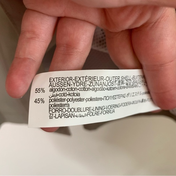 Zara womens water repellant hooded parka jacket XXL NEW - Picture 9 of 11